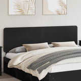 Vidaxl hoofdbord zwart eiken bewerkt hout