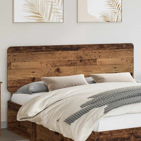 Vidaxl hoofdbord oud hout bewerkt hout