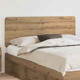 Vidaxl hoofdbord artisan eiken bewerkt hout