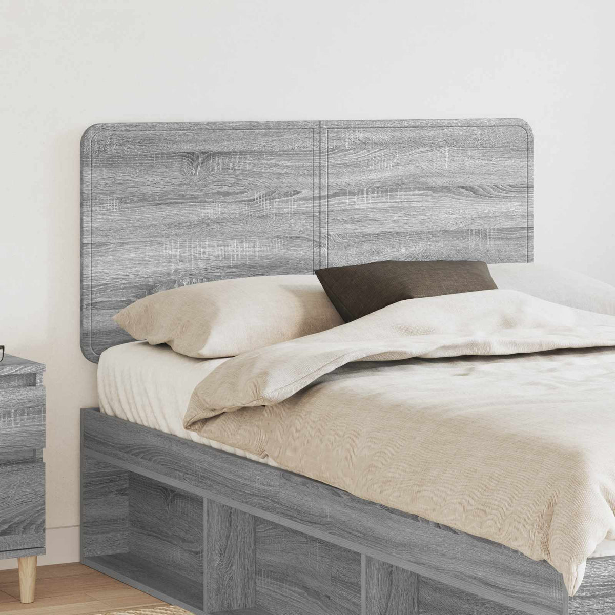 Vidaxl hoofdbord grijs sonoma bewerkt hout