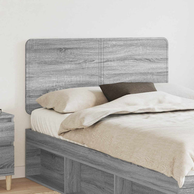 Vidaxl hoofdbord grijs sonoma bewerkt hout
