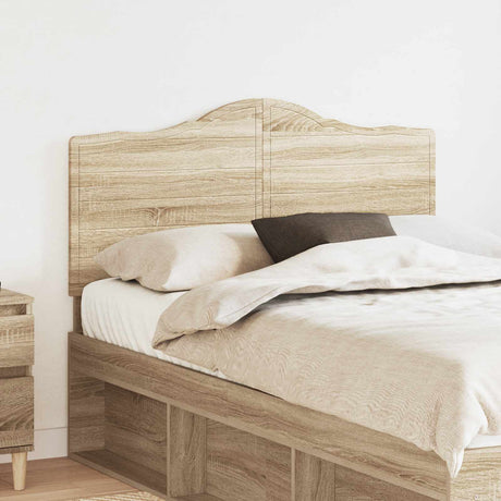 Vidaxl hoofdbord sonoma eiken bewerkt hout