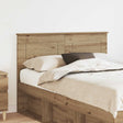 Vidaxl hoofdbord artisan eiken bewerkt hout