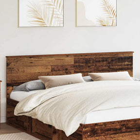 Vidaxl hoofdbord oud hout bewerkt hout