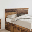 Vidaxl hoofdbord oud hout bewerkt hout