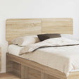 Vidaxl hoofdbord sonoma eiken bewerkt hout