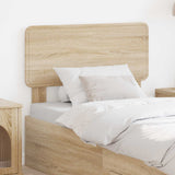 Vidaxl hoofdbord sonoma eiken bewerkt hout