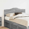 Vidaxl hoofdbord grijs sonoma bewerkt hout