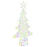 Vidaxl kerstboom 240 led's meerkleurig 180 cm acryl