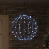 Vidaxl bal koudwit 50 x 50 x 52 cm metaal 160 led's