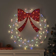 Vidaxl krans 60 led's multikleur 76 x 76 x 8,5 cm acryl