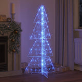 Vidaxl kerstboom 160 led's blauw 150 cm acryl