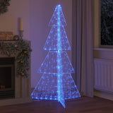 Vidaxl kerstboom 240 led's blauw 180 cm acryl