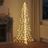 Vidaxl kerstboom 240 led's warmwit 180 cm pet