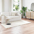 Vidaxl tapijt van imitatie tafalla wit 80 x 200 cm polyester
