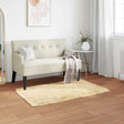 Vidaxl tapijt van imitatie tafalla crèmekleurig 60 x 110 cm polyester