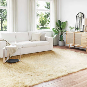Vidaxl tapijt van imitatie tafalla crèmekleurig 240 x 340 cm polyester