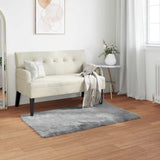 Vidaxl tapijt van imitatie tafalla grijs 60 x 110 cm polyester