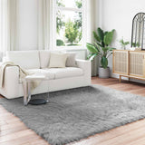 Vidaxl tapijt van imitatie tafalla grijs 240 x 240 cm polyester