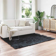 Vidaxl tapijt van imitatie tafalla zwart 120 x 170 cm polyester