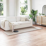 Vidaxl antislip vloerkleed van imitatie konijnenbont olite beige
