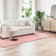 Vidaxl antislip vloerkleed van imitatie konijnenbont olite roze