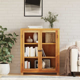 Vidaxl kast met plank bruin 80 x 35 x 95 cm massief eikenhout