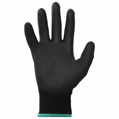 Vidaxl werkhandschoenen 24 st zwart 11 xxl polyester