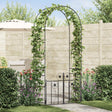 Vidaxl tuin boog zwart 102 x 50 x 218 cm staal
