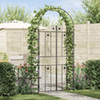 Vidaxl tuin boog zwart 115 x 37 x 226 cm staal