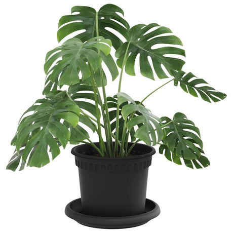 Vidaxl plantenpotten 24 st zwart kunststof