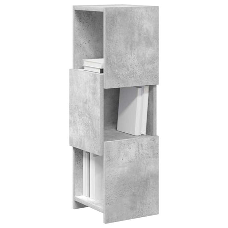 Vidaxl hoekkast 25,5x25x80cm bewerkt hout beton grijs