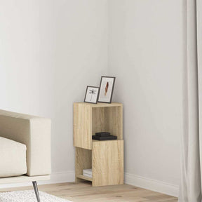 Vidaxl hoekkast 25,5x25x55cm bewerkt hout sonoma eiken