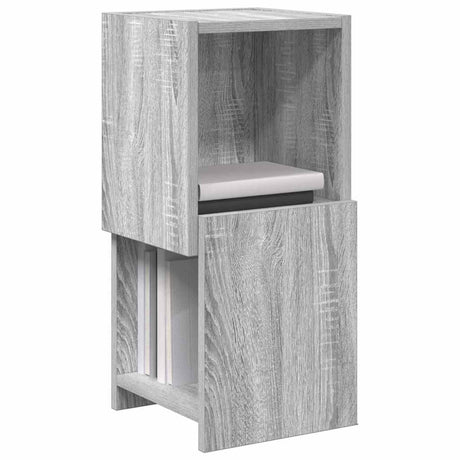 Vidaxl hoekkast 25,5x25x55cm bewerkt hout grijs sonoma