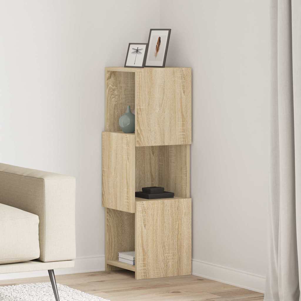 Vidaxl hoekkast 30,5x30x95cm bewerkt hout sonoma eiken
