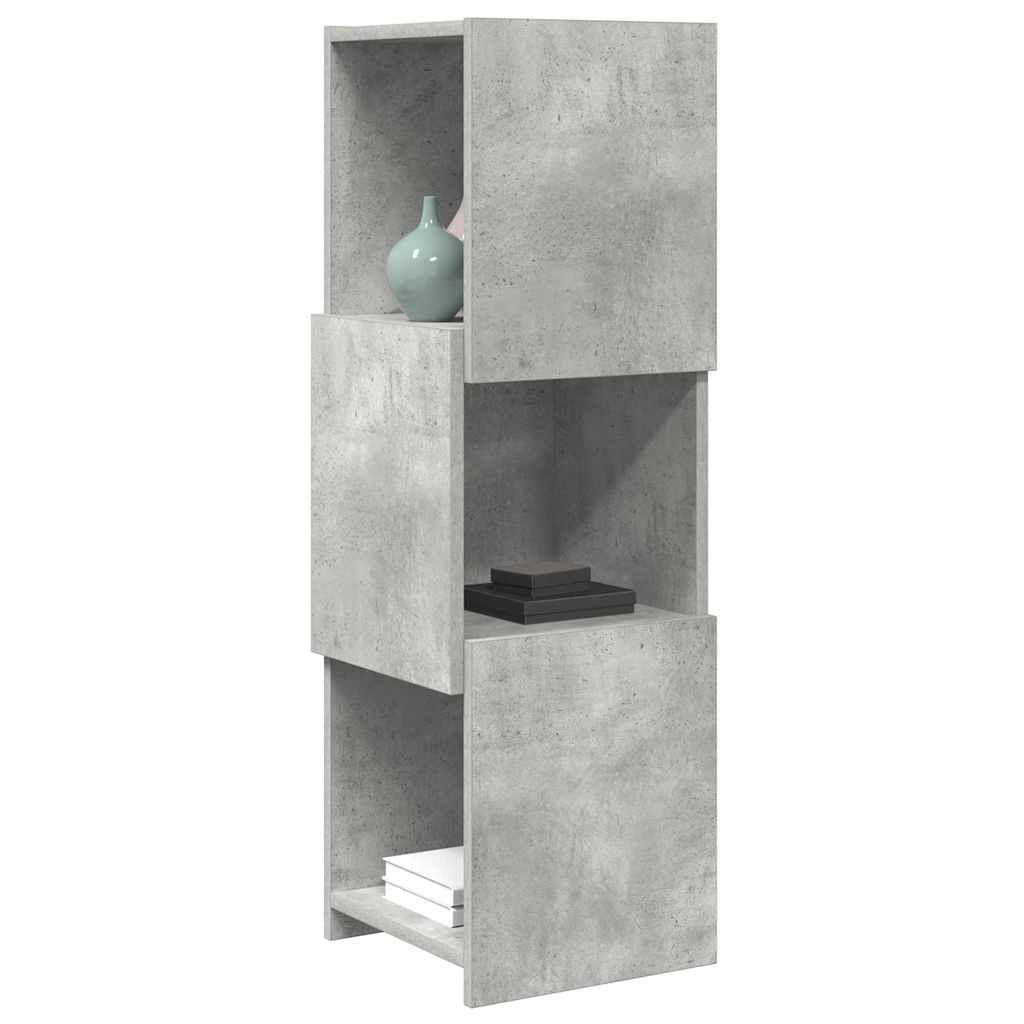 Vidaxl hoekkast 30,5x30x95cm bewerkt hout beton grijs