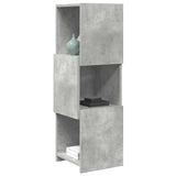 Vidaxl hoekkast 30,5x30x95cm bewerkt hout beton grijs