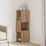 Vidaxl hoekkast 30,5x30x95cm bewerkt hout artisan eiken
