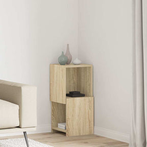 Vidaxl hoekkast 30,5x30x65cm bewerkt hout sonoma eiken
