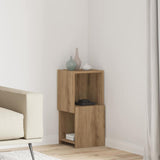 Vidaxl hoekkast 30,5x30x65cm bewerkt hout artisan eiken