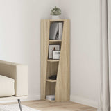 Vidaxl hoekkast 27,5x27x102cm bewerkt hout sonoma eiken
