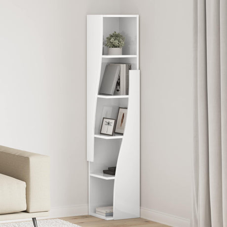 Vidaxl hoekkast 27,5x27x140cm bewerkt hout