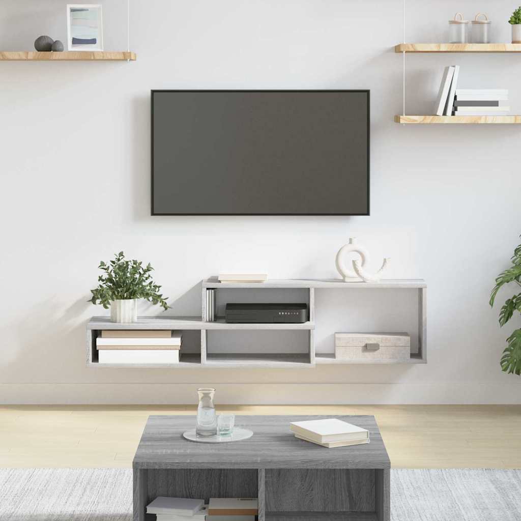 Vidaxl tv-stand 120x25x28,5cm bewerkt hout