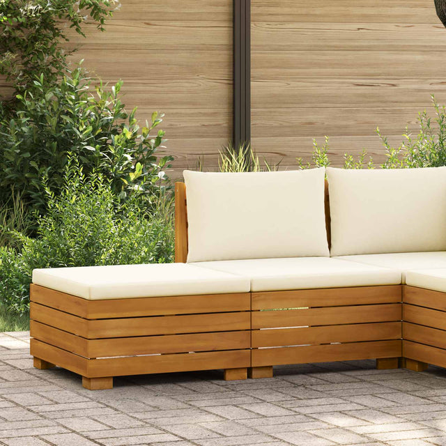 Vidaxl tuin loungeset 2 st 2-zits massief acaciahout bruin