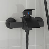Vidaxl douchemengkraan zwart g 1 2 inch