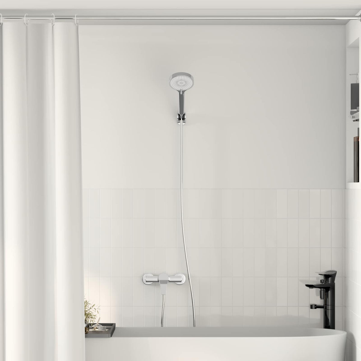 Vidaxl doucheset chroom g 1 2 inch koper