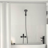 Vidaxl doucheset zwart g 1 2 inch