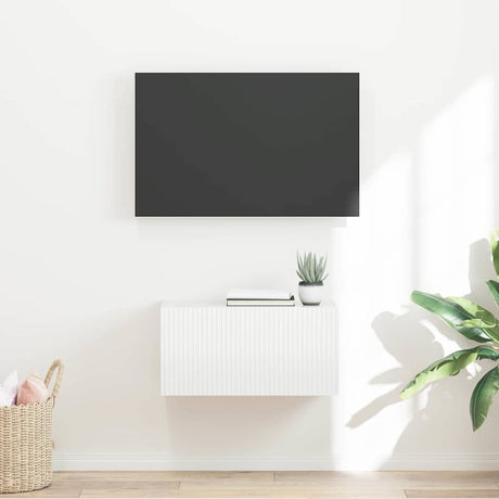 Vidaxl tv wandkast 60 x 31 x 29,5 cm glanzend wit bewerkt hout