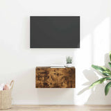 Vidaxl tv wandkast 60 x 31 x 29,5 cm gerookt eiken bewerkt hout