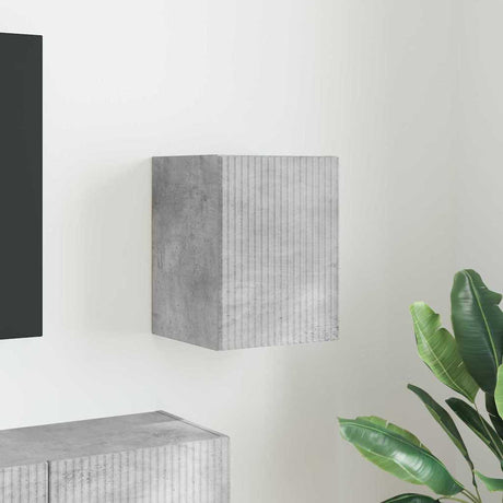 Vidaxl tv wandkast 30 x 31 x 40 cm betongrijs bewerkt hout